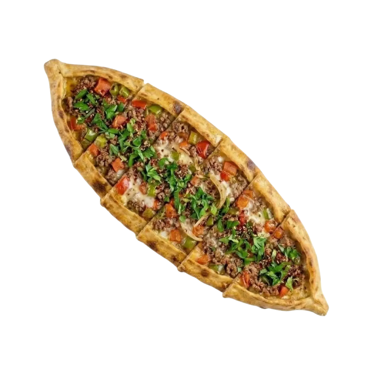 Kıymalı Kaşarlı Pide