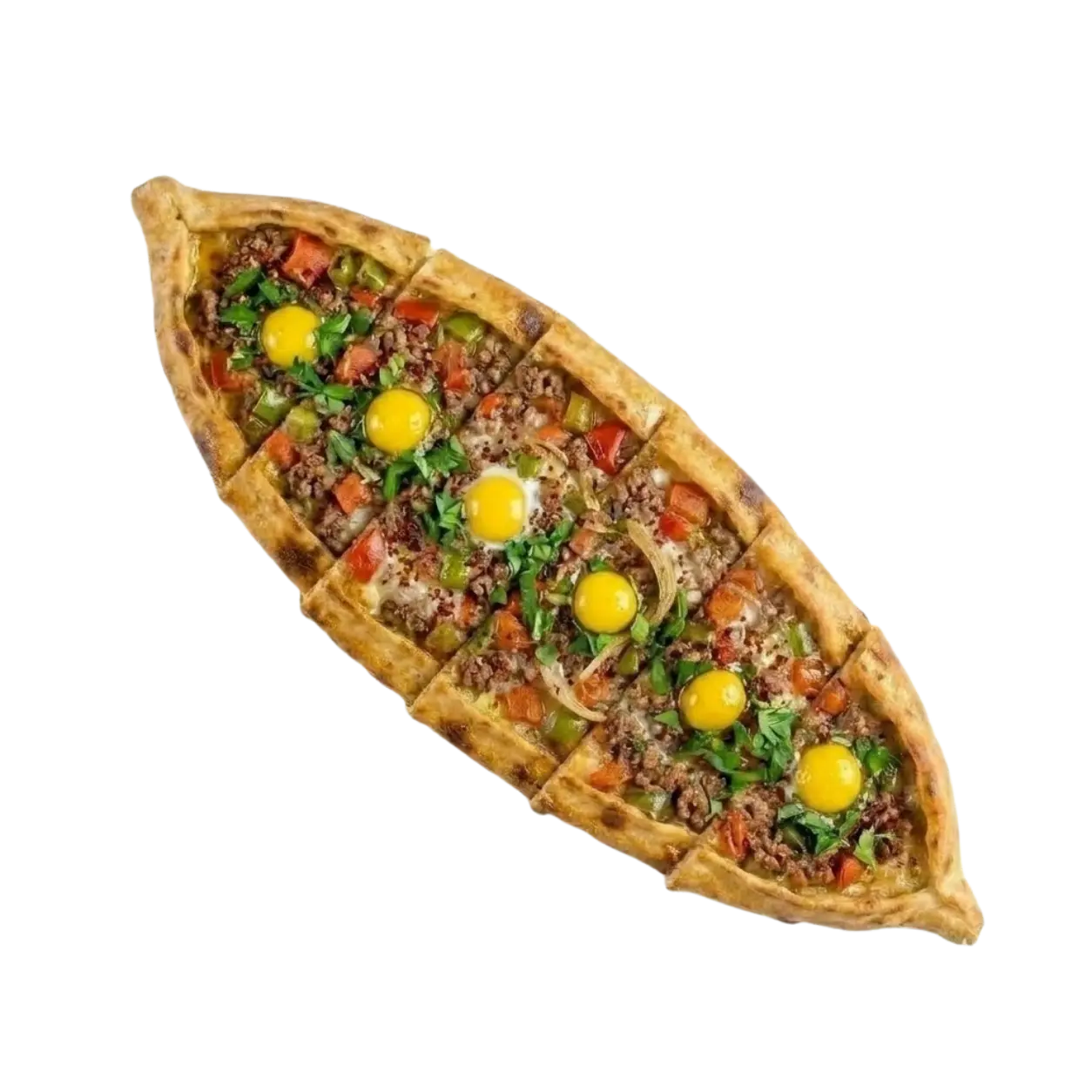 Kıymalı Yumurtalı Pide