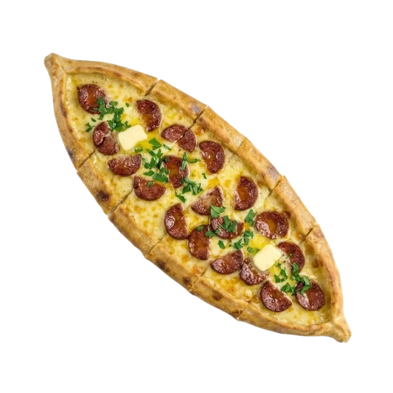 Sucuklu Kaşarlı Pide