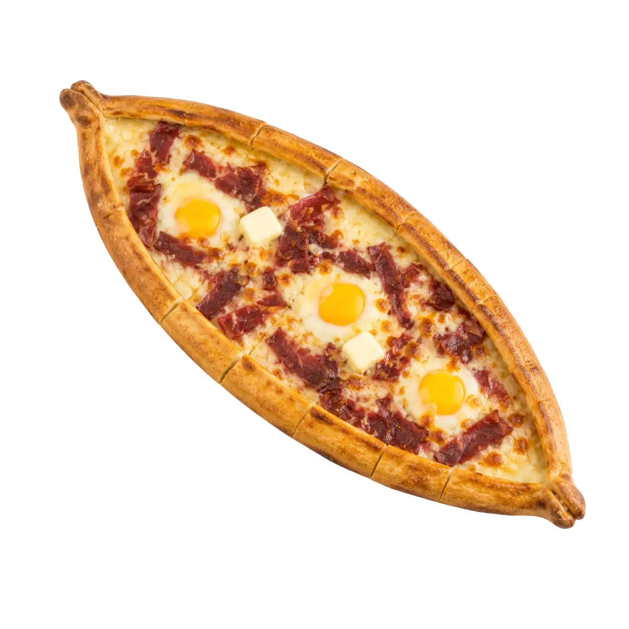 Pastırmalı Yumurtalı Kaşarlı Pide