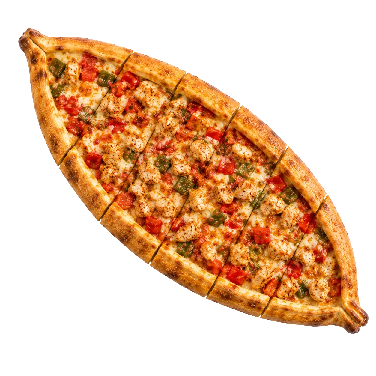 Tavuklu Kaşarlı Pide