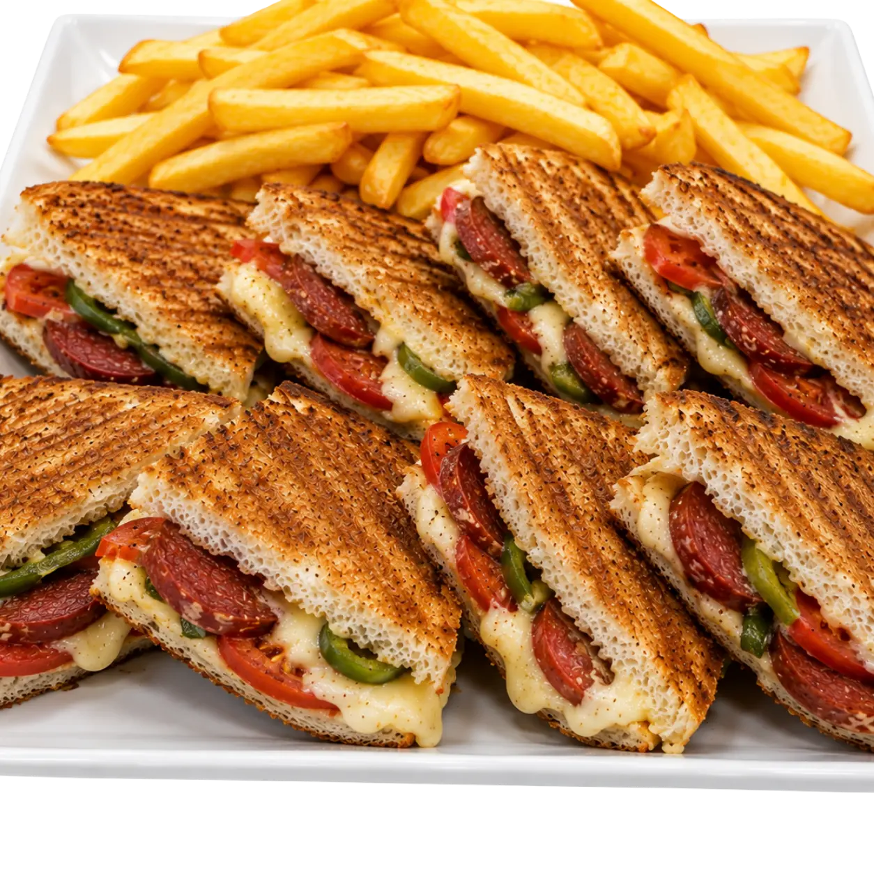 Domatesli & Biberli Tost